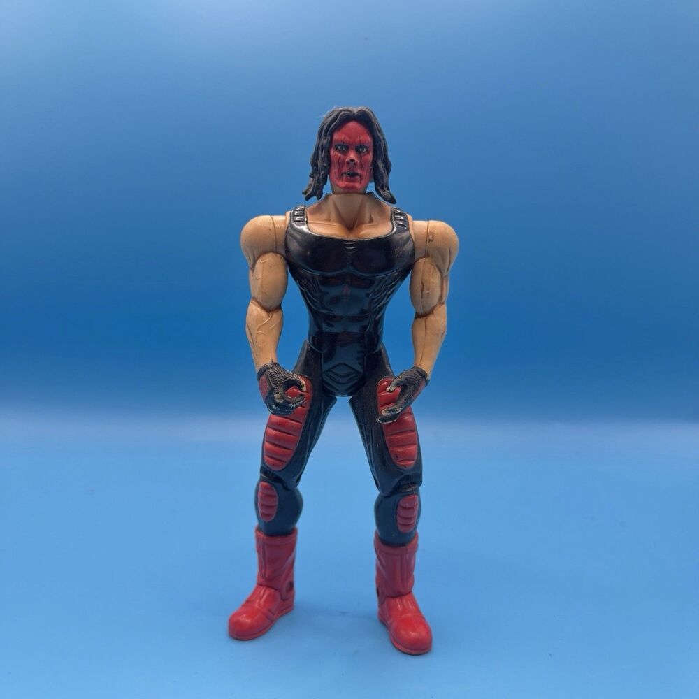 Sting NWO Wolfpac WCW Red and Black Wrestling Action Figure - 1999 Toy Biz VTG